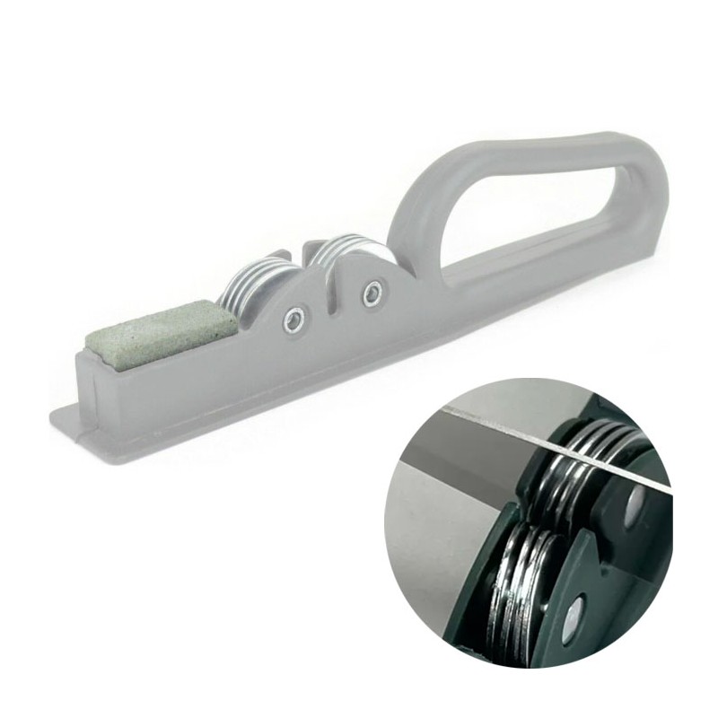 Affila coltelli manuale affilatore professionale 2 in 1 pietra affilacoltelli
