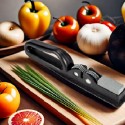 Affila coltelli manuale affilatore professionale 2 in 1 pietra affilacoltelli