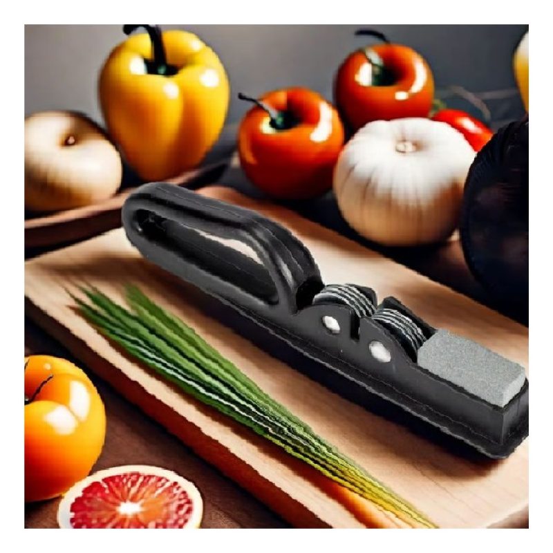 Kmt Style Affila coltelli manuale affilatore professionale 2 in 1 p...