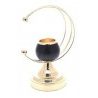 Hongu Candeliere Candelabro Portacandele per candela In metallo dor...