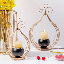 Portacandele Candeliere Candelabro per Candele In metallo argento 25/30 cm