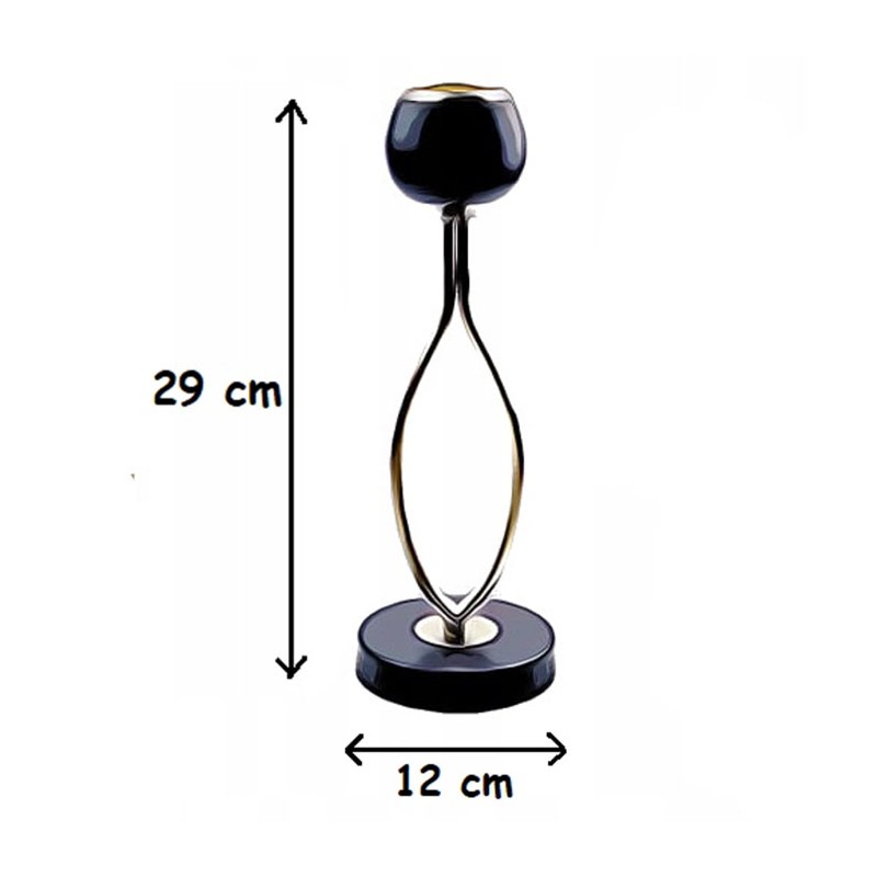 Candeliere Candelabro per Candele Portacandele In metallo dorato 29...
