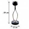 Candeliere Candelabro per Candele Portacandele In metallo dorato 29...