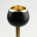 Candeliere Candelabro per Candele Portacandele In metallo dorato 29 cm
