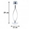 Candeliere Candelabro per Candele Portacandele In metallo argento 2...
