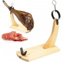 Porta Prosciutto morsa in legno vintage legno stand modello gondola jamon