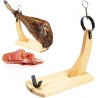Portaprosciutto Kmt Style Modello Gondola in Legno, 50,5 × 40 × 16,...