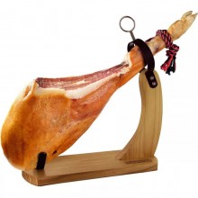 Porta Prosciutto morsa in legno vintage legno stand modello gondola jamon