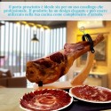 Porta Prosciutto morsa in legno vintage legno stand modello gondola jamon