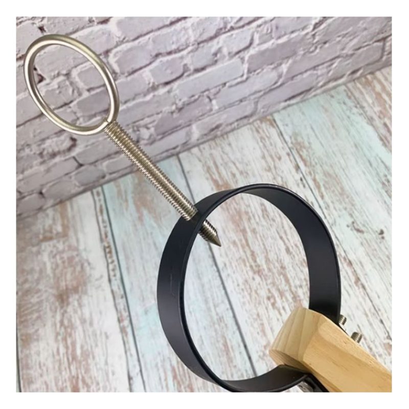 Portaprosciutto Kmt Style Modello Gondola in Legno, 50,5 × 40 × 16,...