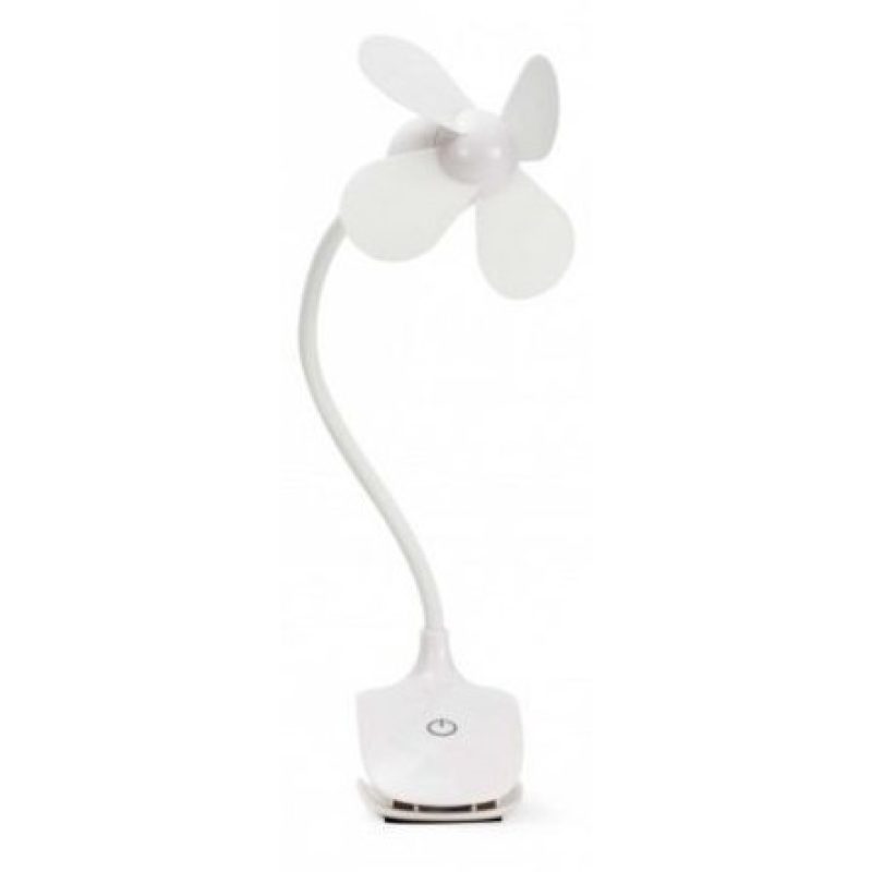 Ventilatore clip USB mini tavolo pc scrivania lettura lavoro studio ufficio