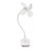 Ventilatore clip USB mini tavolo pc scrivania lettura lavoro studio ufficio