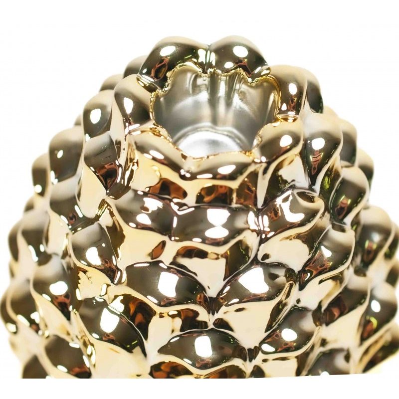 AD Trend Portacandele Candeliere Candelabro pigna Candele In cerami...