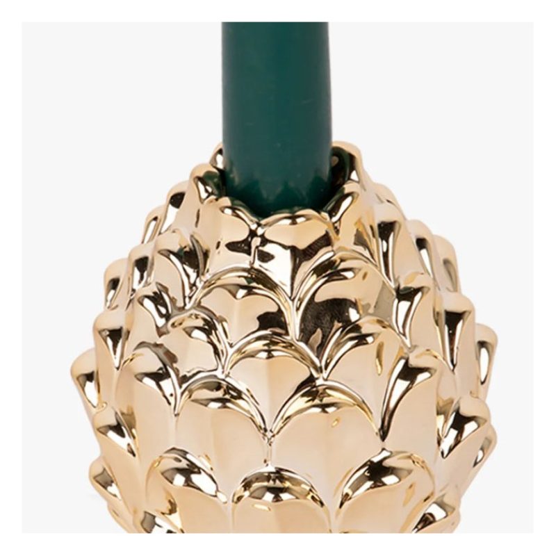 AD Trend Portacandele Candeliere Candelabro pigna Candele In cerami...