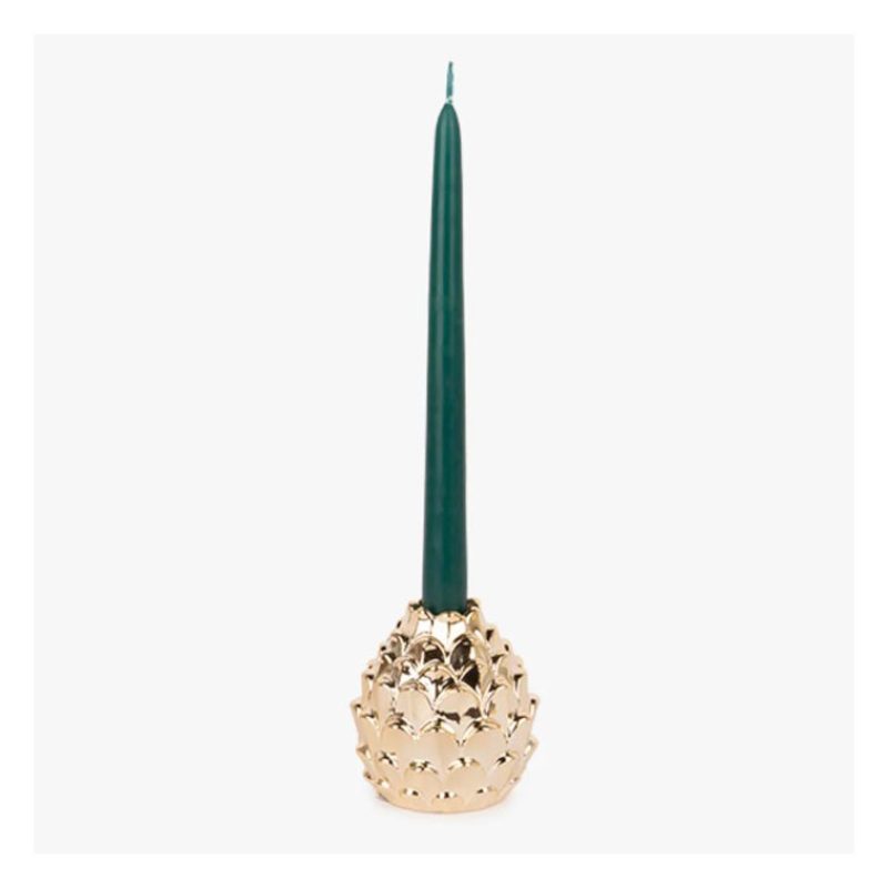 AD Trend Portacandele Candeliere Candelabro pigna Candele In cerami...