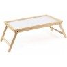 La bolata Vassoio da letto pieghevole in legno colazione 50x30 cm t...