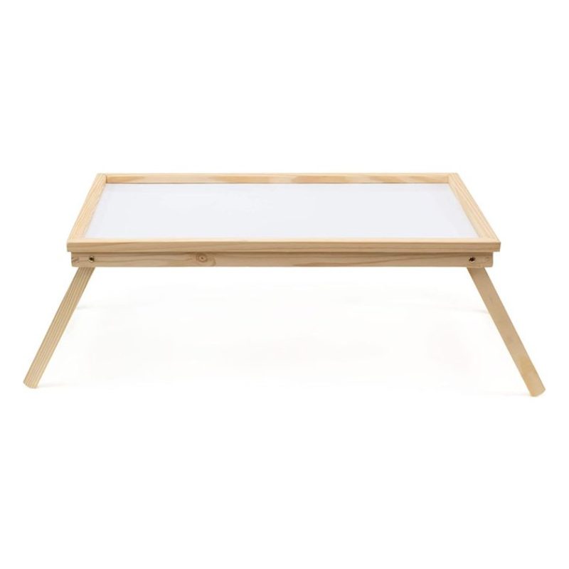 La bolata Vassoio da letto pieghevole in legno colazione 50x30 cm t...