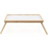 La bolata Vassoio da letto pieghevole in legno colazione 50x30 cm t...