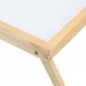 Vassoio da letto pieghevole in legno colazione 50x30 cm tavolino richiudibile