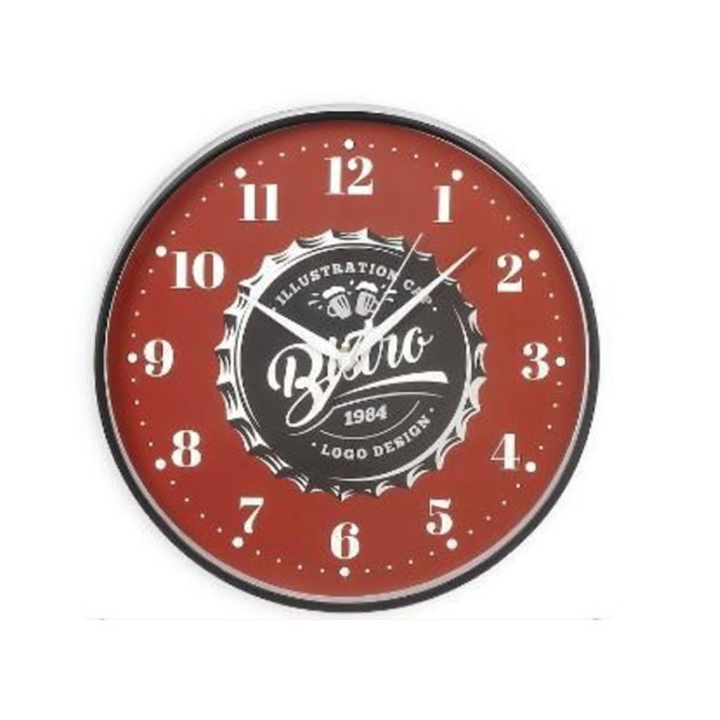 Orologio da parete rotondo silenzioso movimento quarzo 30cm per cucina casa