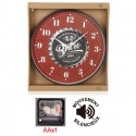 Orologio da parete rotondo silenzioso movimento quarzo 30cm per cucina casa