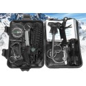 13in1 Kit Sopravvivenza SOS Militare Professionale emergenza Trekking Escursioni