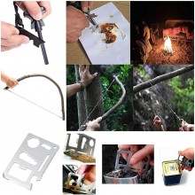 13in1 Kit Sopravvivenza SOS Militare Professionale emergenza Trekking Escursioni