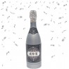 Generico 1 Bottiglia bottiglie spara coriandoli argento 32x9cm cann...