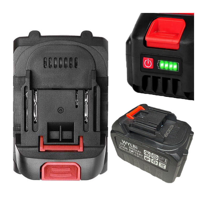 Batteria Ricambio 6000 mAh sega elettrica motosega smerigliatrice 21V POWERCECK