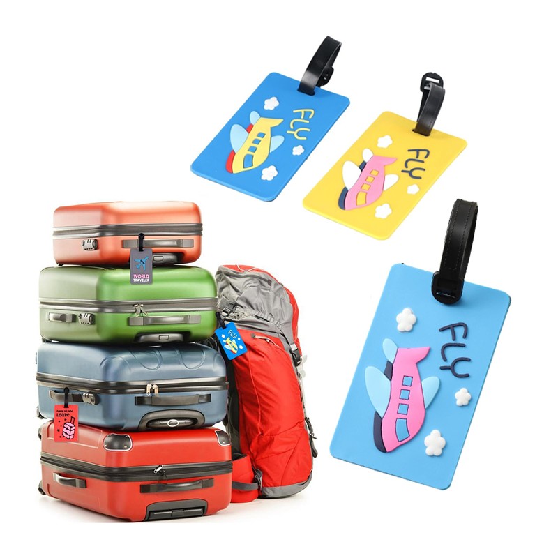 Badge valigia 12pz Bagagli Nome Viaggio etichetta Cognome Vacanza porta indirizz