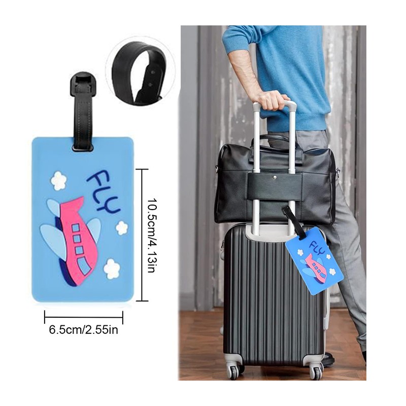 Kmt Style Badge valigia 12pz Bagagli Nome Viaggio etichetta Cognome...