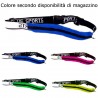Marsupio cintura elastica tasca moschettone vita sport viaggio regolabile colore