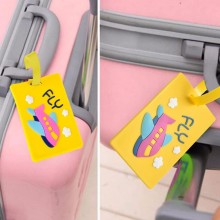 Badge valigia 12pz Bagagli Nome Viaggio etichetta Cognome Vacanza porta indirizz