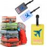 Kmt Style Badge valigia 12pz Bagagli Nome Viaggio etichetta Cognome...