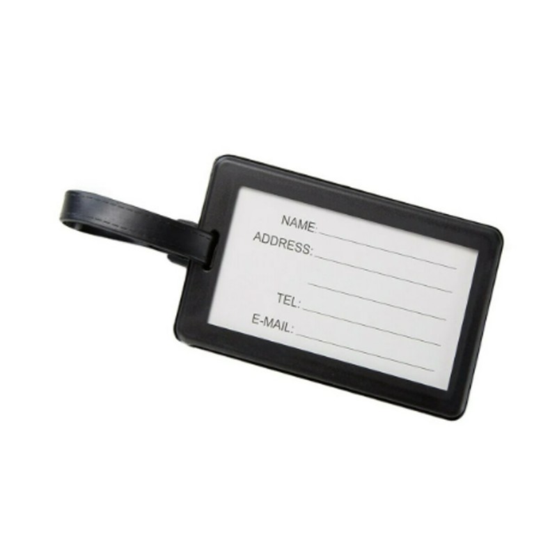 6 Etichette Per Valigia In Pelle PU - Con Protezione Privacy, Anti-Smarrimento, Per Viaggi E Aereo - Foto 3