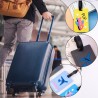 Kmt Style Badge valigia 12pz Bagagli Nome Viaggio etichetta Cognome...