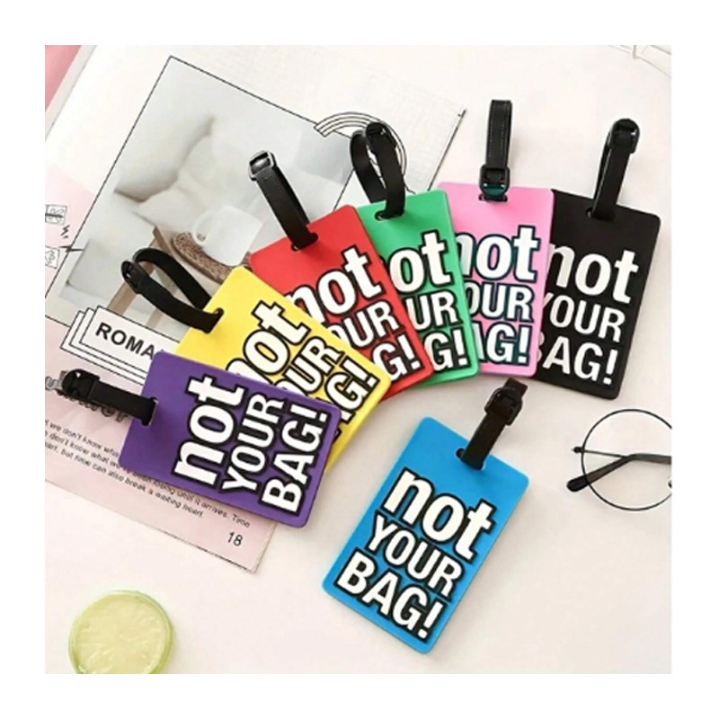 Kmt Style Badge valigia 12pz Bagagli Nome Viaggio etichetta Cognome...