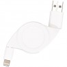 Cavo carica iPhone estensibile 8 pin lightning 1,2 metri USB avvolgibile piatto