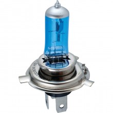 2x Lampadine Alogene H4 Effetto Xenon luce Bianca 12V 90-100W 4500K