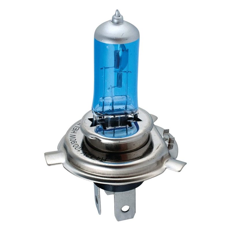 Kmt Style 2x Lampadine Alogene H4 Effetto Xenon luce Bianca 12V 90-...