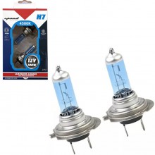 2x Lampadine Alogene H7 Effetto Xenon luce Bianco naturale 100W 4500K