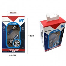 2x Lampadine Alogene H7 Effetto Xenon luce Bianco naturale 100W 4500K