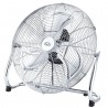 Ventilatore da terra cromato 130W 3 Pale Alluminio a 3 Velocita Dia...
