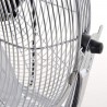 Ventilatore da terra cromato 130W 3 Pale Alluminio a 3 Velocita Dia...
