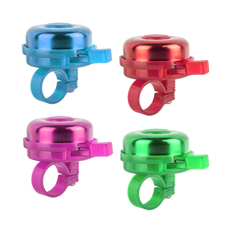 Campanello allarme bici 2PZ manuale in metallo colorato MTB bicicletta manubrio