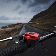 Campanello allarme bici 2PZ manuale in metallo colorato MTB bicicletta manubrio