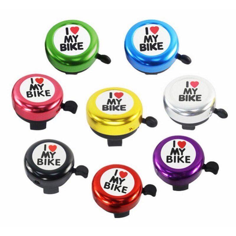 Kmt Style Campanello bici 2PZ manuale in alluminio colorato manubri...