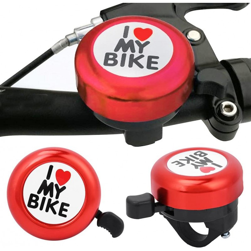 Kmt Style Campanello bici 2PZ manuale in alluminio colorato manubri...