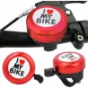 Kmt Style Campanello bici 2PZ manuale in alluminio colorato manubri...