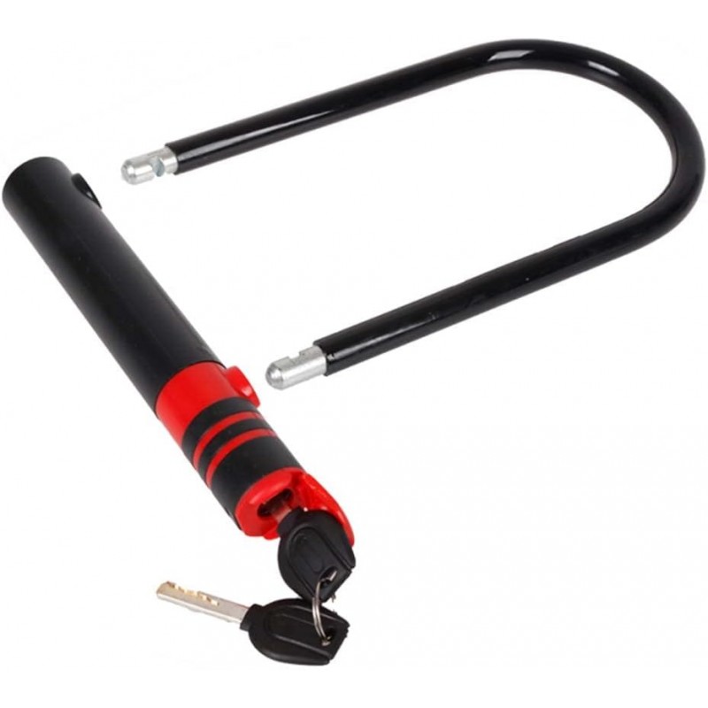 Lucchetto ad U Catena Antifurto per bici blocco ruote bicicletta MTB + 2 chiavi